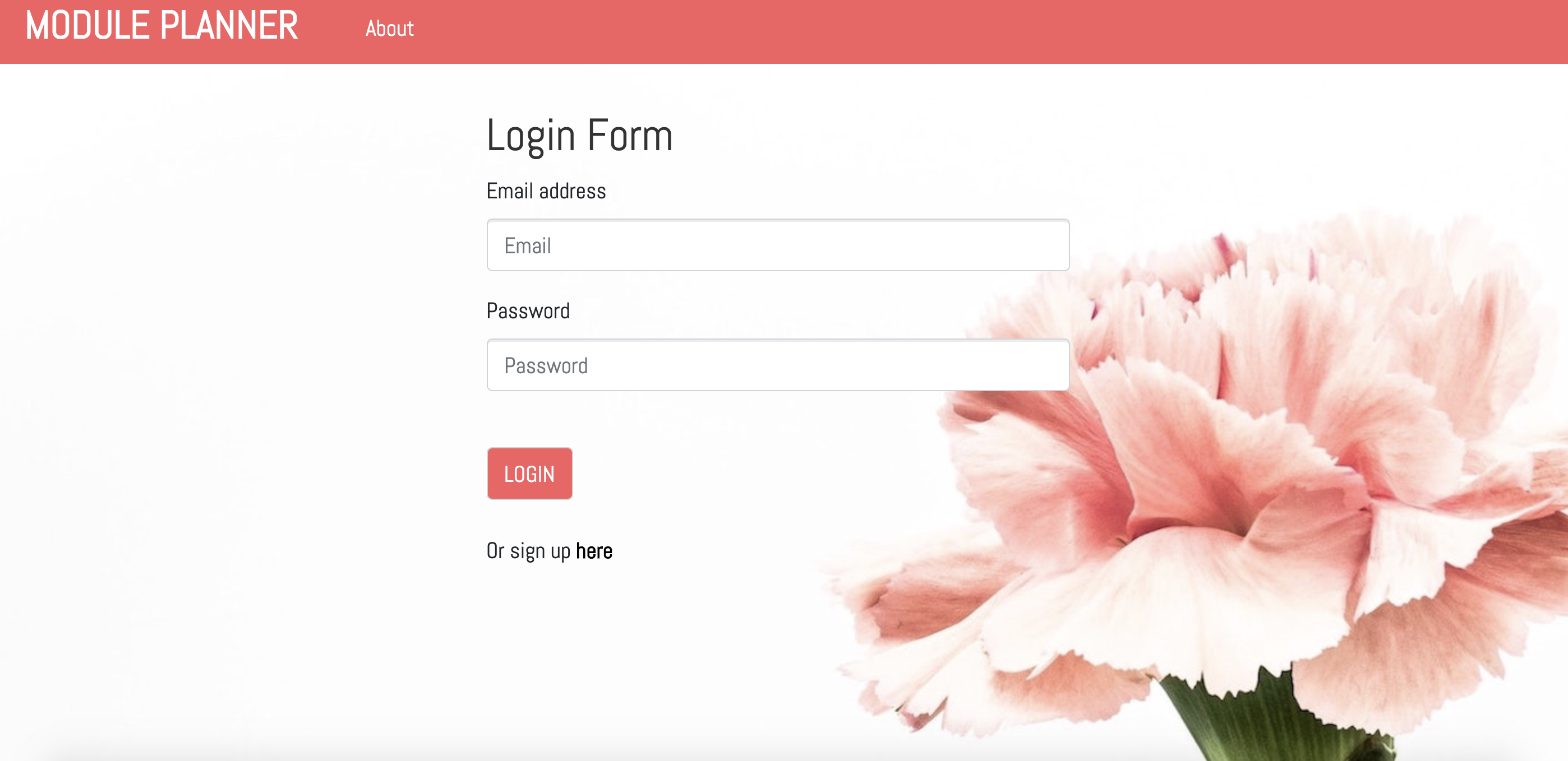 Module Planner Application